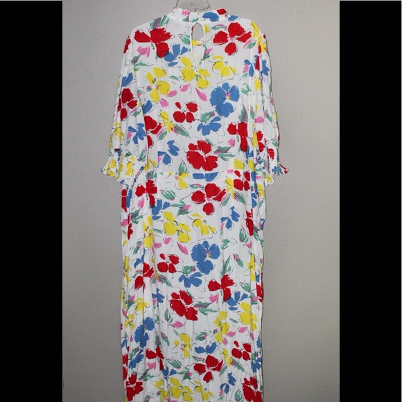 Rixo X Target Floral Watercolor Ruffle Midi Dress - Picture 5 of 5